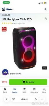Prodám JBL PartyBox Club 120 + bezdrátové mikrofony