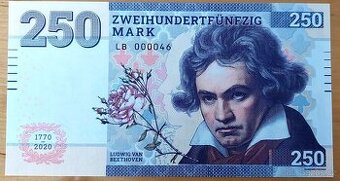 Sada 2 ks bankovek Ludwig van Beethoven, autor GÁBRIŠ