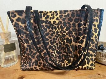Leopardí kabelka- nová, ručně vyrobená jen 1 kus