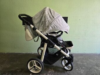 Venicci Pure bílý kočárek dvojkombinace