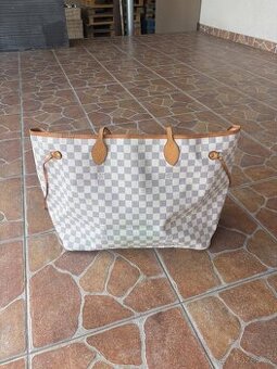 Louis Vuitton taška Neverfull MM Damier Azur
