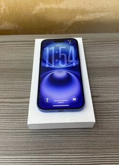 Apple iPhone 16 128GB Ultramarine TOP stav, baterie 100%
