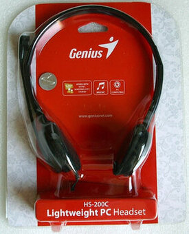 sluchátka Genius HS-200C