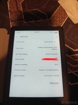 Prodám Kindle 11. generace (2024) vč. pouzdra bez reklam