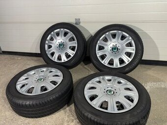 Plechová sada 195/55R15,ET43,5x100,OCTAVIA I,FABIA I,II