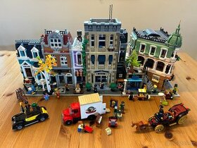 Kolekce Lego modulárních budov a vozidel