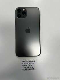 iPhone 11 Pro 64GB  Space Grey - ZÁRUKA
