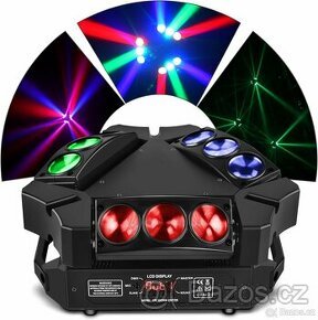 LED Disco Light s pohyblivou hlavou DMX 512 WZYBUTA