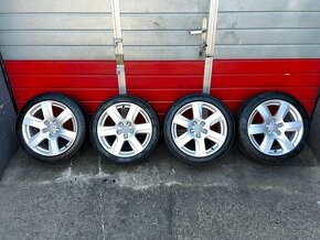 Original ALU kola Audi 17" 7,5J ET37 + zimní pneu 225/45/R17