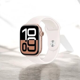 Apple Watch Series 10 42 GPS růžovo zlatý hliník - 1