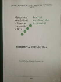 OBOROVÁ DIDAKTIKA - Celoživotní institut MZLU