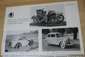ŠKODA POPULAR, ŠKODA 606 D, ŠKODA SUPERB, ŠKODA MONTE ,ORIGI - 1