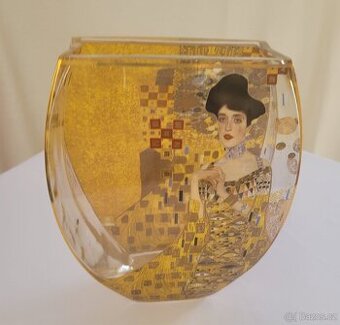 Skleněná váza GOEBEL Gustav Klimt