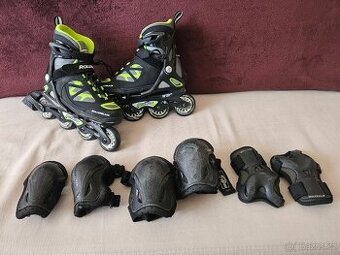 Dětské in-line brusle Rollerblade, rostoucí. Vel. 33-36.5