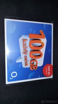 SIM karta 02 Datamanie - 100 GB tarif