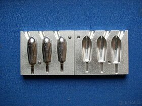 Forma na olůvka "TORPEDO" 80+90+100gr/obratlík