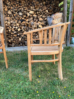 Zahradní židle, teak