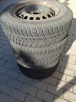 Sada kol s pneu Barum POLARIS 3 185/70 R14 - zimní