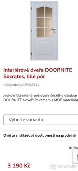 dveře Socrates 70 levé - 1