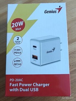 Rychlo nabíječka Genius 20W (cena včetně dopravy)