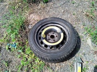 Plechový disk s pneu Škoda, Audi, VW, Seat 5x112 rezerva