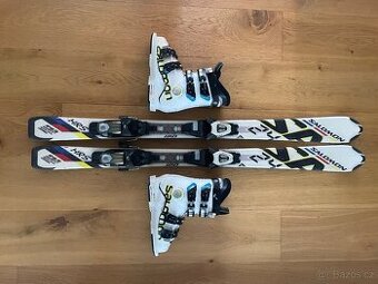 dětský lyžařský set Salomon, lyže 120cm, boty 23,5