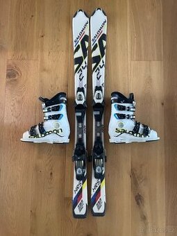 dětský lyžařský set Salomon, lyže 120cm, boty 23,5