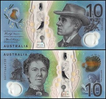 Austrálie - 10 Dolarů bankovka, 2017, UNC