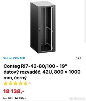 Conteg RI7-42-80/100 - 19" datový rozvaděč