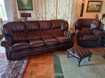 Kožená sedací souprava Springvale