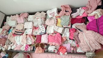 Oblečení pro holčičku 0-18m značkové věci + spousta doplňků