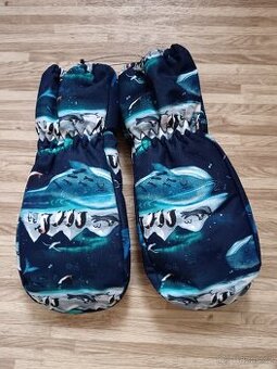 Nové Unuo rukavice Snow tučňáci vel. L