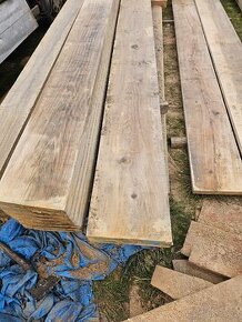 Dubové řezivo, trámy