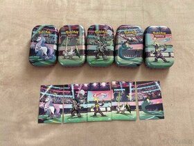 Pokémon TCG Mini Tin Set 5 krabiček - prázdné