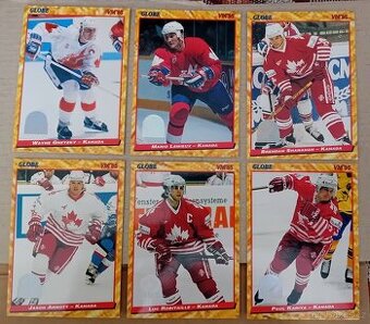 Hokejové karty, 1995 Semic GLOBE 95, Top stav