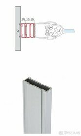 Nastavovací profil / rozšiřovák pro sprchový kout - NOVÝ