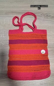 Háčkovaná nová kabelka ruční práce