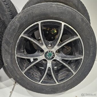 Alu kola Škoda – 14" / rozteč 5×100 – zimní pneu 18