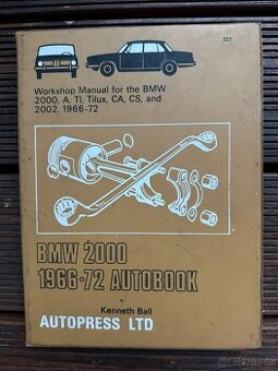 BMW E10 2000 2002 originální montážní manualy servisní