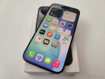 apple iphone 15 PRO 128gb Black Titanium 100% Batéria