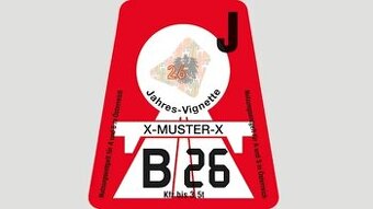 Rakouská dálniční známka 1 rok - roční 2026