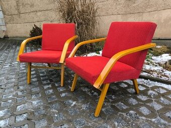 Retro křesla Mier Topolčany - Brusel 60. léta