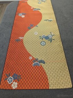 Dámské nagoya obi - cihlově červené/žluté