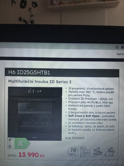 Nová horkovzdušná trouba+indukční varná deska zn. HAIER