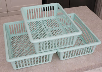 plastové košíky 4 ks