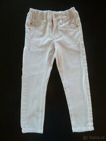 Bílé kalhoty, džíny Lindex vel. 98