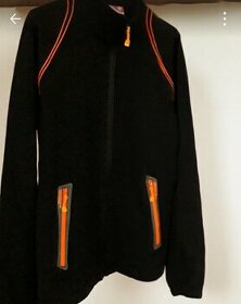 Unisex mikina černo- oranžová + dárek zdarma