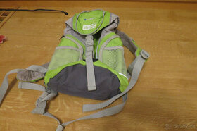Dětský batoh HUSKY zelenošedý,perfekt. vypracování+povlak