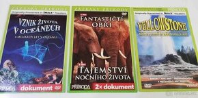 DVD ZÁZRAKY PŘÍRODY,  6 ks