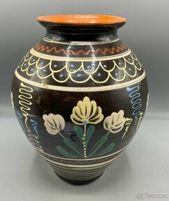 Baňatá váza, pozdišovská keramika, 27 cm